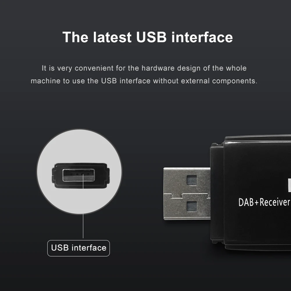 Auto Dab + Digitale Radio Box Dab + Auto Radio Antenne Ontvanger Antenne Antenne Usb Interface Auto Dab + Doos Voor Android 5.1 En Boven Autoradio