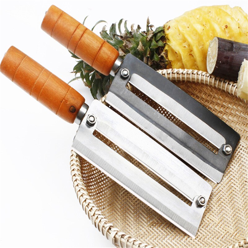 Sharp Sugarcane Cane knives pineapple peeler knife stainless steel large cane artifact planing tool peel fruit Paring knife