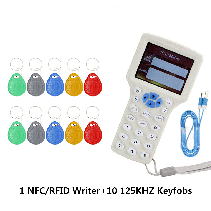 RFID 10 Frequency Ic tag Reader Writer NFC Copier ... – Grandado
