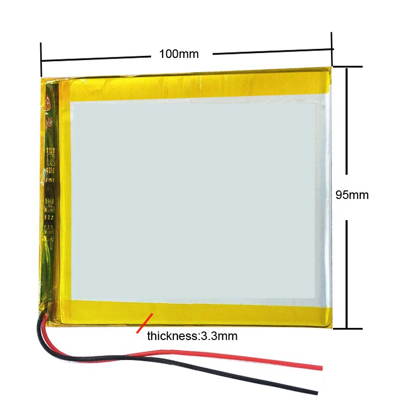 3090100 3095100 3.7V Lithium Polymer Battery with Protection Board For PDA Tablet PCs Digital Products 3x90x100mm 4000 mAh