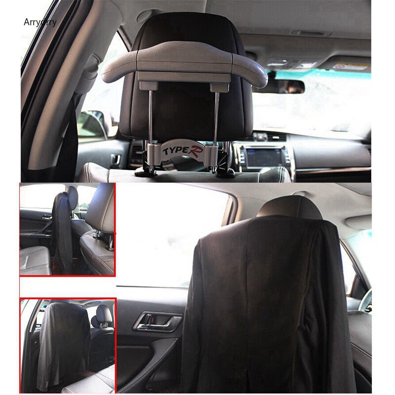 para reposacabezas de asiento de coche de Mini colgador para ropa ajustable percha para Auto de acero inoxidable Durable Ropa Accesorios de coche