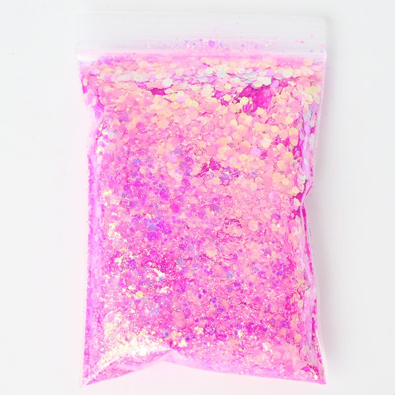 1.76 oz påsar chunky till fin / lös glitter orange / guld glitter mix "pumpa spice", nail art glitter, löst glitter,: Färg 16 50gr
