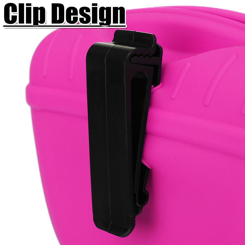 Bolsa de entrenamiento para perros y mascotas, bolsa portátil de silicona para premios al aire libre, para cachorros, Snack