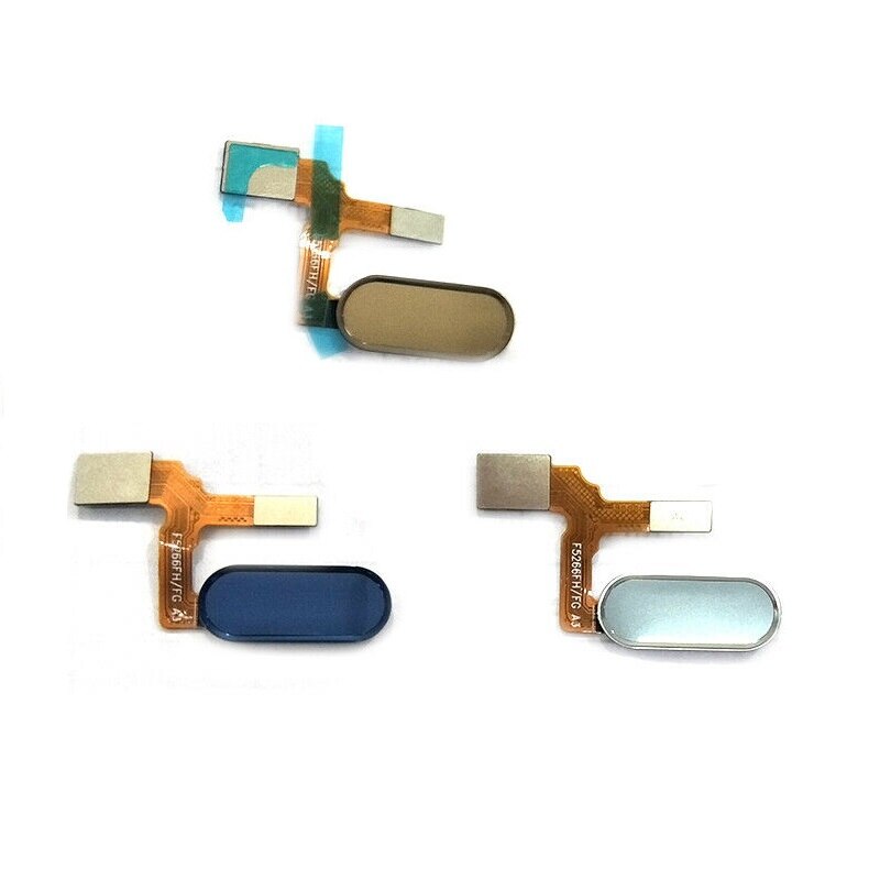 Voor Honor 9 Zwart/Blauw/Grijs/Goud Kleur Originele Thuis Key Vingerafdruk Knop Flex Kabel