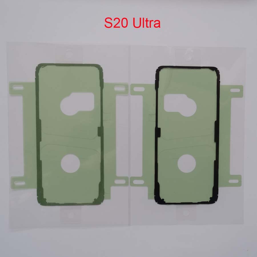 1Pc Voor Samsung Galaxy S20 S20 + Plus S20 Ultra S20U Originele Batterij Deur Back Cover Sticker Lijm tape