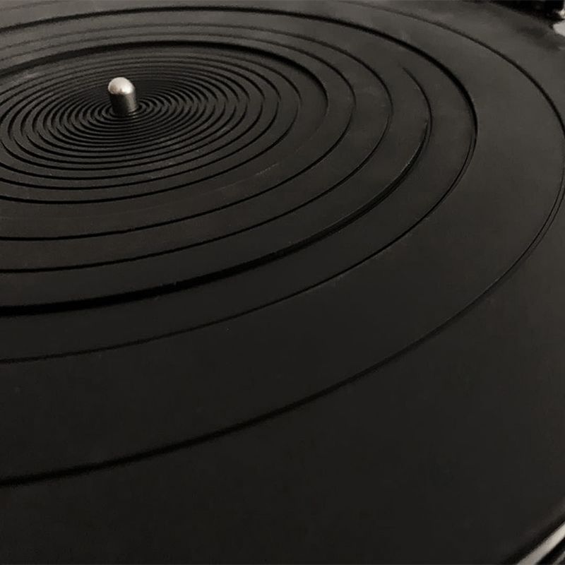 Anti-vibração silicone almofada borracha lp antiderrapante esteira para fonógrafo turntable vinil record players acessórios 77ha