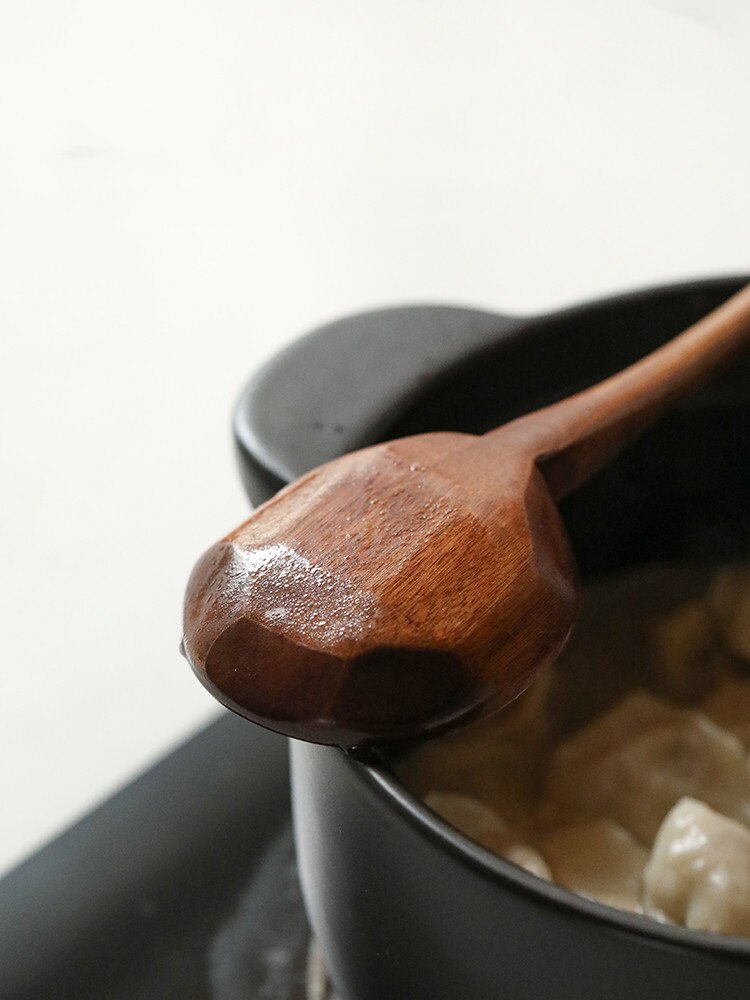 Træske lang skaft ris ske i japan stil husholdningssuppe stort suppekøkken ramen skeer venligt service