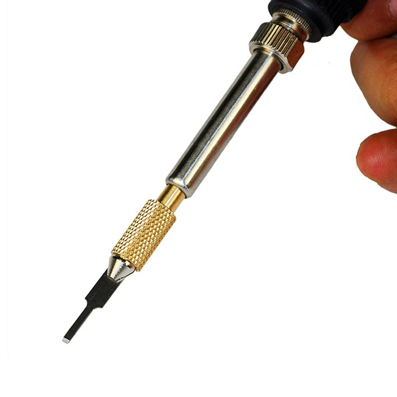 Lame chauffante universelle en fer à souder 936, pour téléphone portable, outil de nettoyage du dos en verre, outil de réparation des circuits imprimés d&#39;empreintes digitales