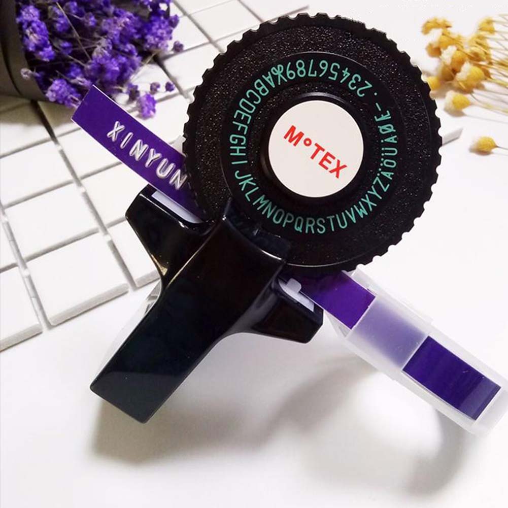 Mini impresora Manual, máquina de grabado en relieve, máquina de código de barras, máquina de etiquetado portátil con cinta de etiquetas decorativa