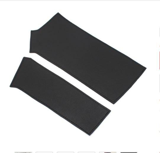 EIDRAN-Tapa de apoyabrazos L/RHD, reposabrazos central, cubierta de cuero, Protector para BMW 5 Series E60 2004 2005 2006 2007: black -LHD