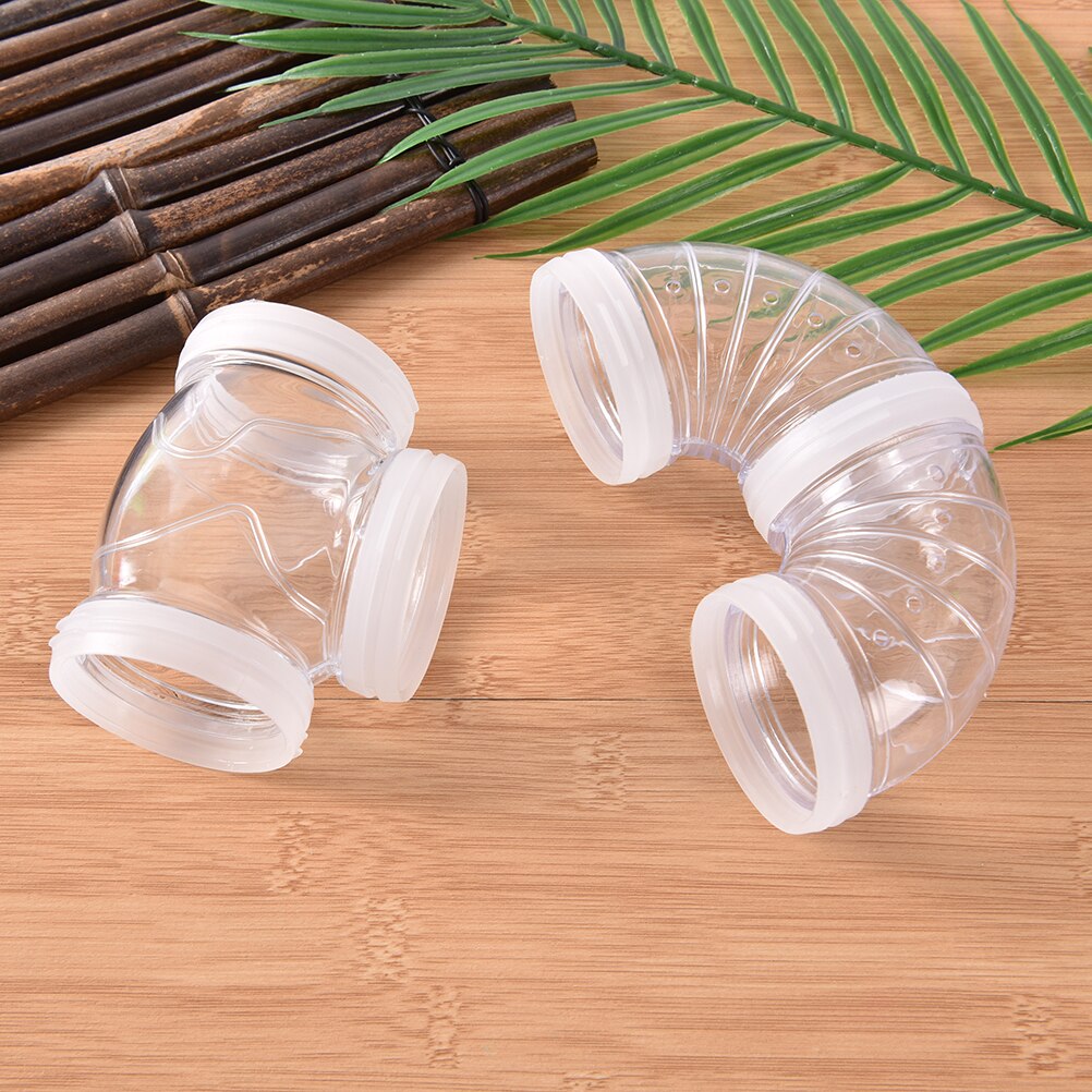 1pcs Transparent Acrylic Cage Multi-style Hamster Tunnel Fittings Hamster Accessories Cheap Small Pet Toys