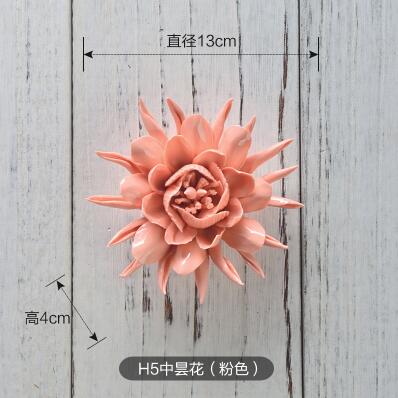 Væg blomsterfad boligindretning vintage håndværk epiphyllum dekorativ porcelæn dekorativ tallerken håndværk værelse dekoration figur: G