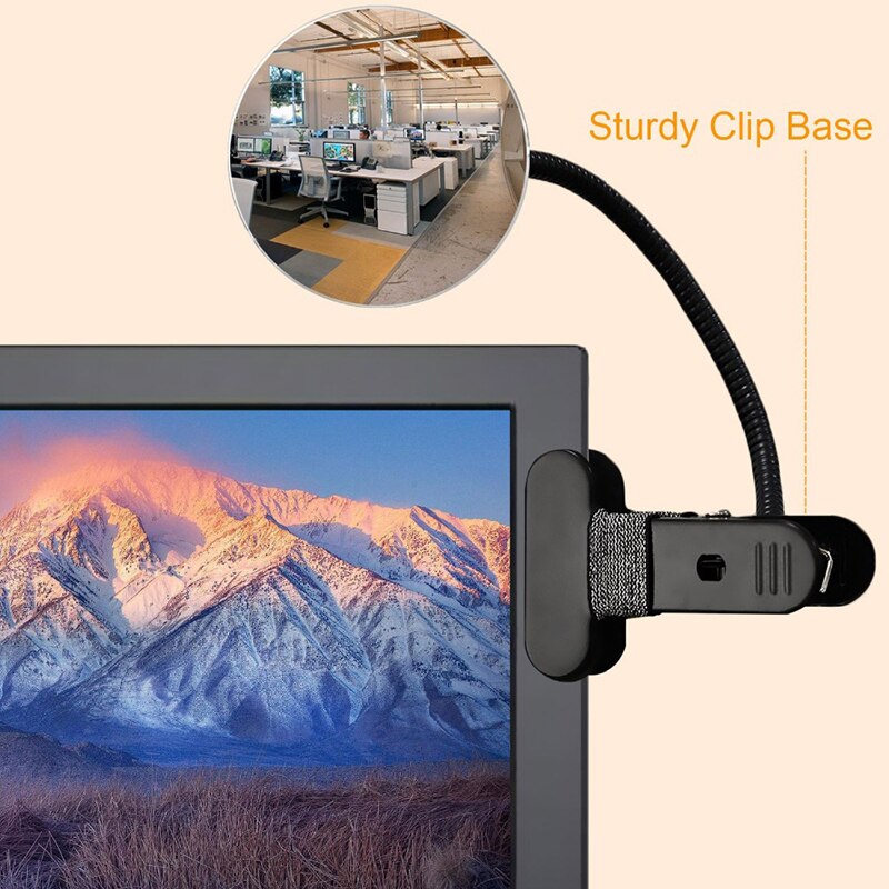 Slingifts Clip On Cubicle Mirror Computer Rearview Mirror Convex Mirror for Personal Safety or Security Cabinet Desk Rear View