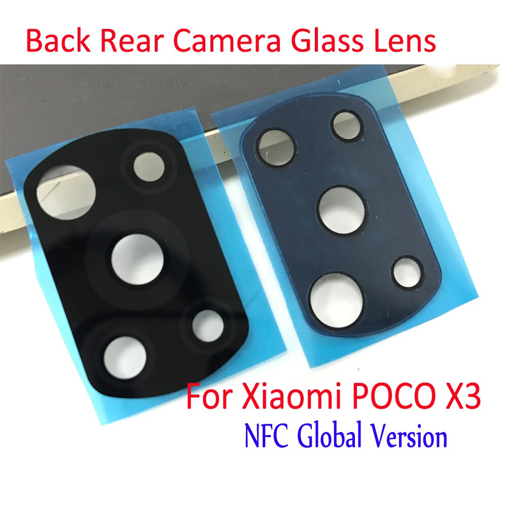 Poco X3 Hinten Zurück Kamera Glas Objektiv Mit Rahmen Für Xiaomi POCO X3 NFC Globale Ausführung / Poco X3/poco M3 praktisch Reparatur