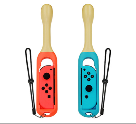 2 teile/los Controller Griffe Fall für Nintendoswitch Nintend Schalter Griff NS N-Schalter Spiel Konsole Zubehör: pink blue Drumsticks