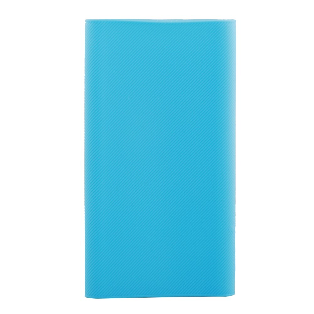 Antislip Silicone Power Bank Case Pack Box Voor Xiaomi Power 10000Mah Draagbare Externe Batterij Case: Blue