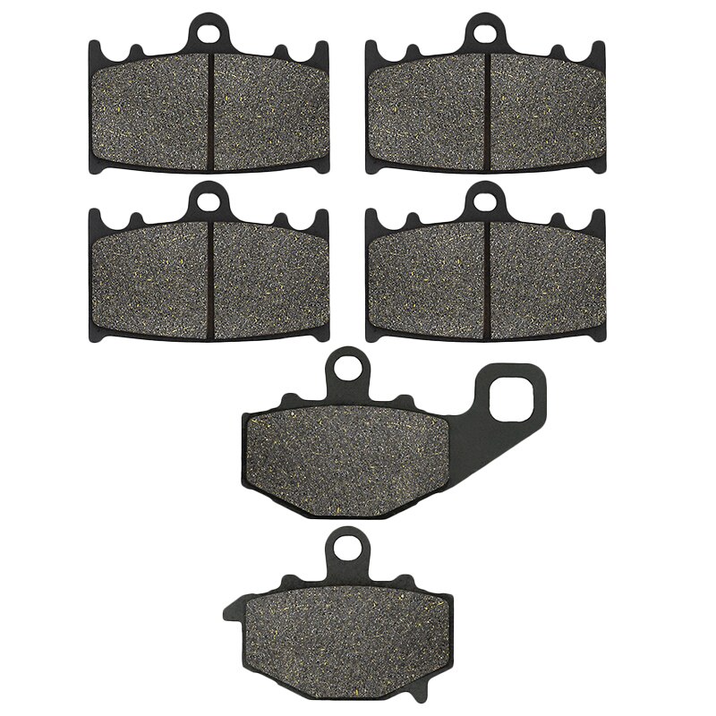 Cyleto Motorfiets Voor en Achter Remblokken voor Suzuki GSR400 GSR 400 K6 2006 GSR600 GSR 600 K6 K7 K8 2006 2007: Front and Rear