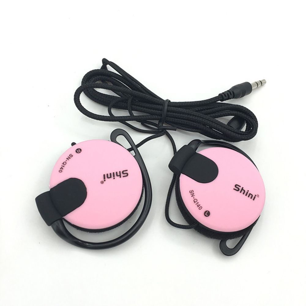 Bass estéreo esporte com fio fone de ouvido gancho fone de ouvido fone de ouvido: Azul