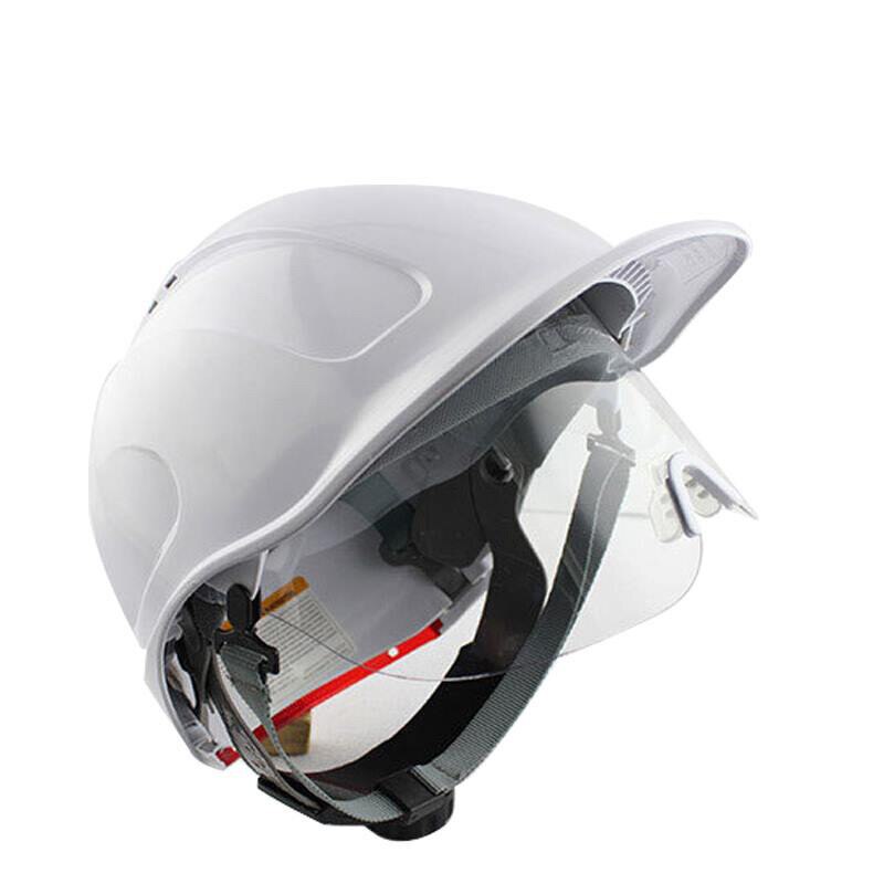 Work Safety Helmet With Goggles Hard Crash ABS Hat Transparent PC Glasses Construction Protective Riding Climbing Outdoor Safe