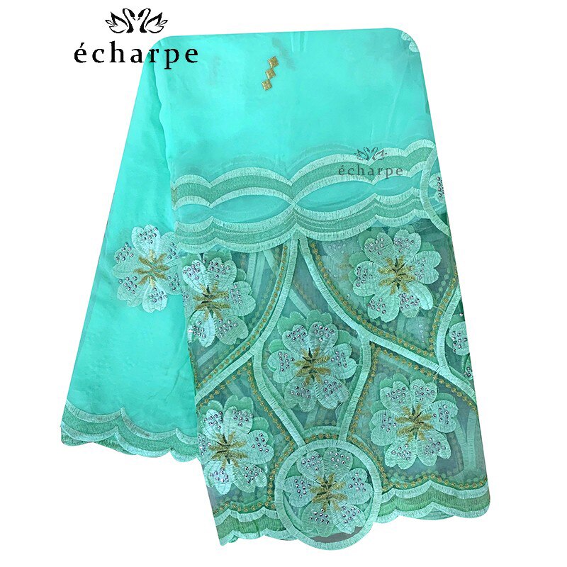 Chiffon Sjaal Afrikaanse Vrouwen Hijab Sjaal, Borduren Chiffon Sjaal Big Size Sjaal Voor Sjaals EC986: EC986-3