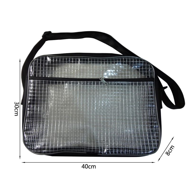 15,7 zoll 40x8x30 CM Anti-Statische Klar PVC Tasche Reinraum Ingenieur Werkzeug Tasche für Setzen Computer Werkzeug Arbeits in Reinraum M5TE