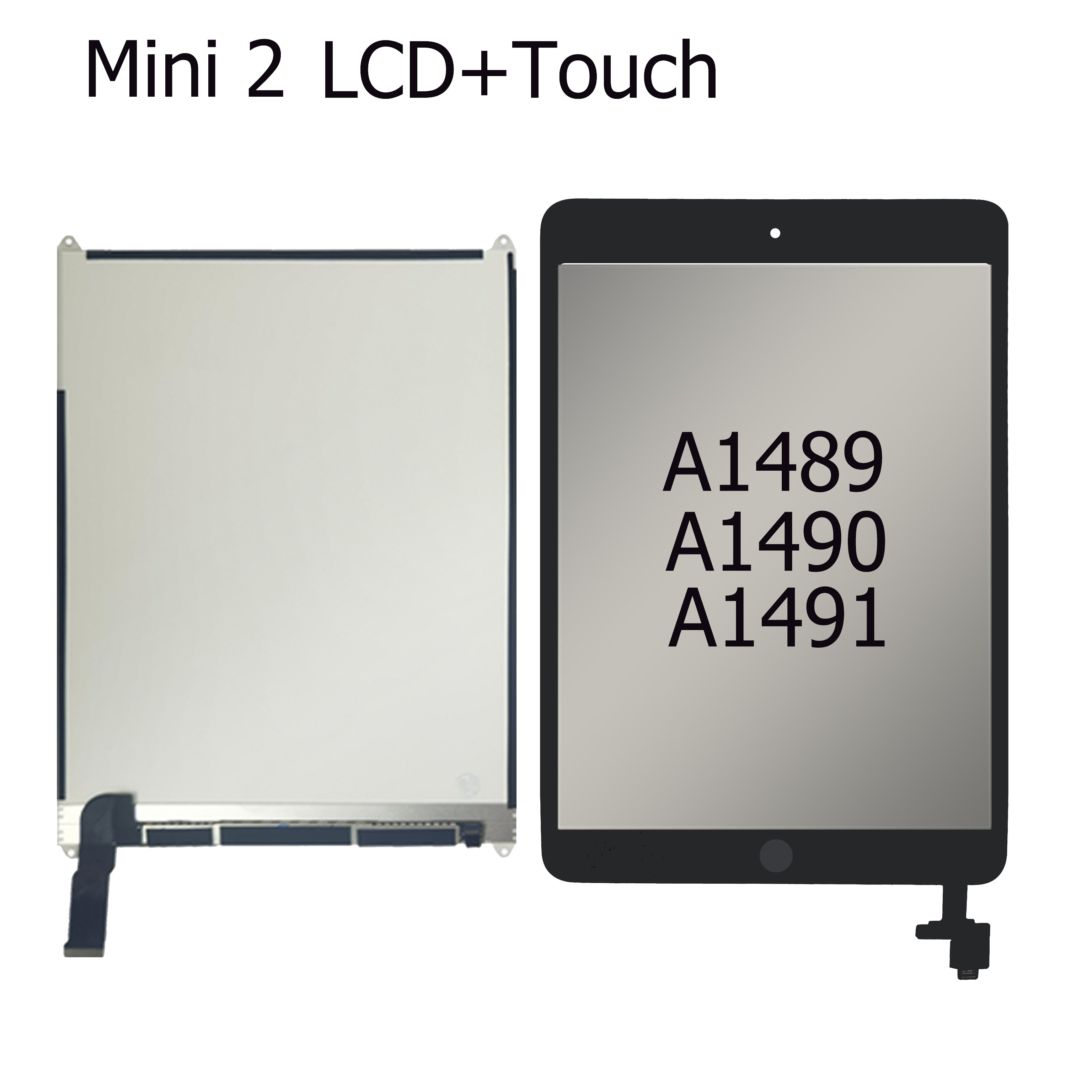 Lcd En Touch Screen Display Getest Voor Apple Ipad Mini1 Mini2 Mini3 A1432 A1454 A1455 A1489 A1490 A1491 A1600 A1601 mini 1 2 3