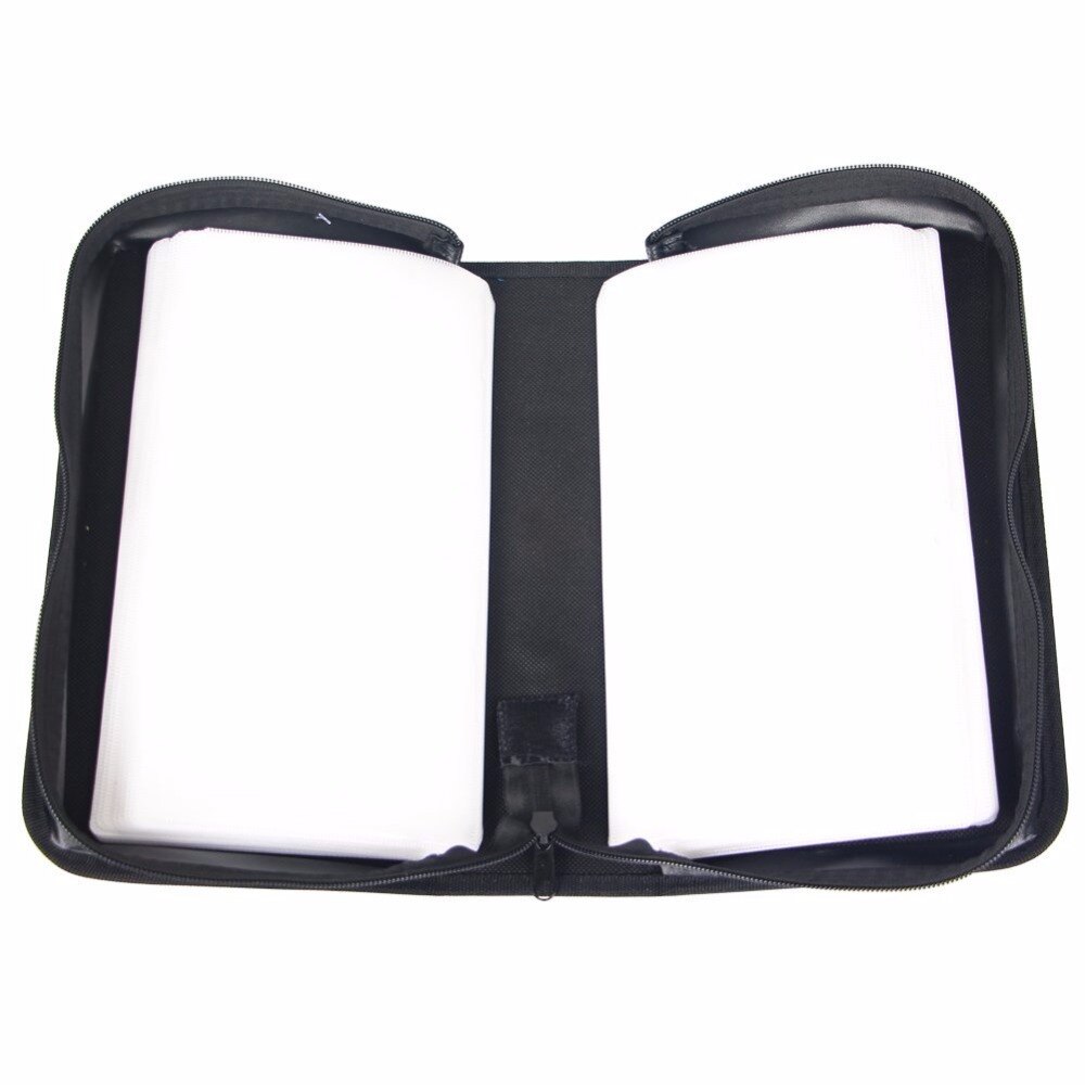 Étui de rangement pour DVD et CD, grande capacité de 128 disques, support pour voiture, sac de transport Portable pour accessoires DVD et CD