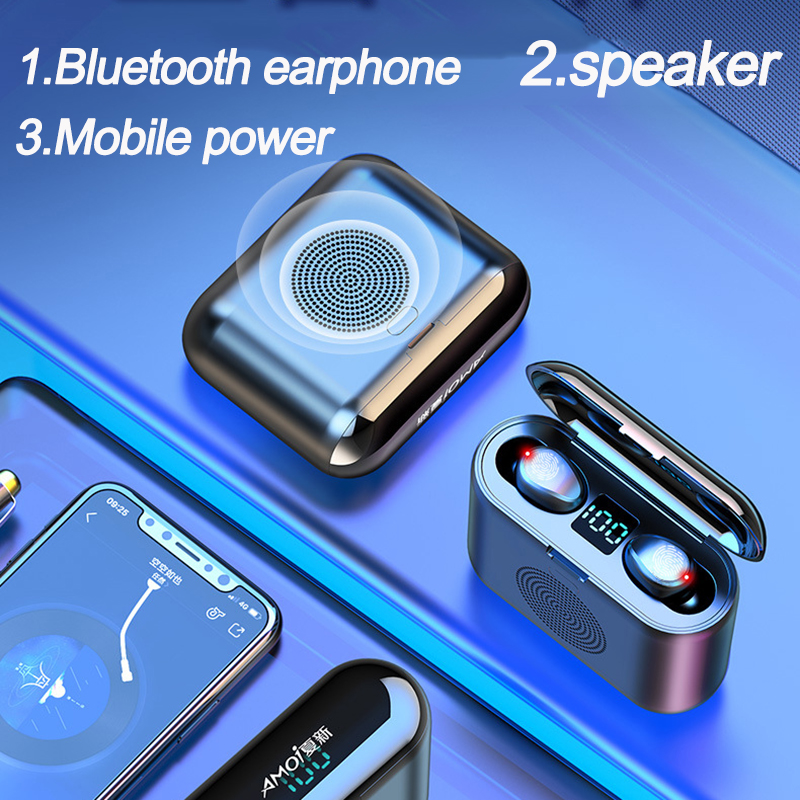 Draagbare Draadloze 5.0 Bluetooth Speaker Stereo Outdoor Speakers Ondersteuning Met Bluetooth Headset Ondersteuning Mobiele Telefoon Opladen