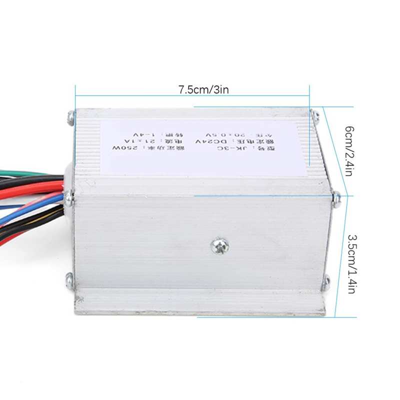 E-Bike 24V 250W Brush Controller Extended Cable Thumb Throttle Grip Set Electric Bicycle Motor and Handbar Accessories