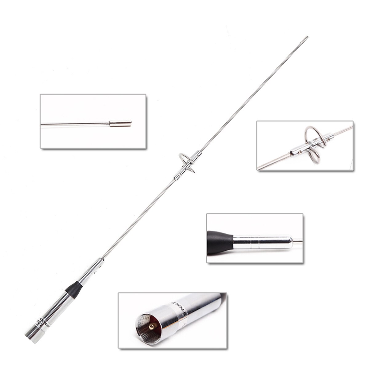 BAOFENG NAGOYA NL-770S Dual Band UHF/VHF 144/430MHz 150W 2.15/3.0dBi Antenna SL16/UHF-J/M Type Car Radio Mobile Radio Antenna