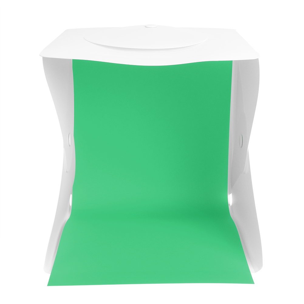Carpa de luz de estudio fotográfico portátil + Kit de 4 telones de fondo con luz de anillo USB de 72LED para decoración de estudio fotográfico doméstico