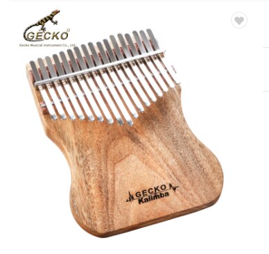 Gecko 17 Toetsen Kalimba Duim Piano Vinger Piano Houten Akoestische Muziekinstrument: Default Title