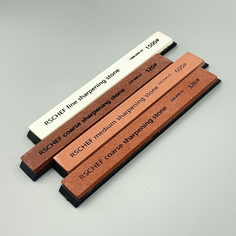 Coarse and fine polished leather knife sharpener whetstone sharpening stone kitchen toolssharpener bar sharpener fixing system