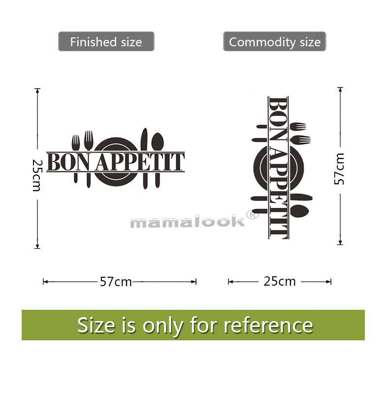 Genieten Van Uw Kok Tijd Keuken Regels Bon Appetit Quotes Muurstickers Voor Thuis Decoratie Waterdicht Muurschilderingen Diy Vinyl Decals: 01