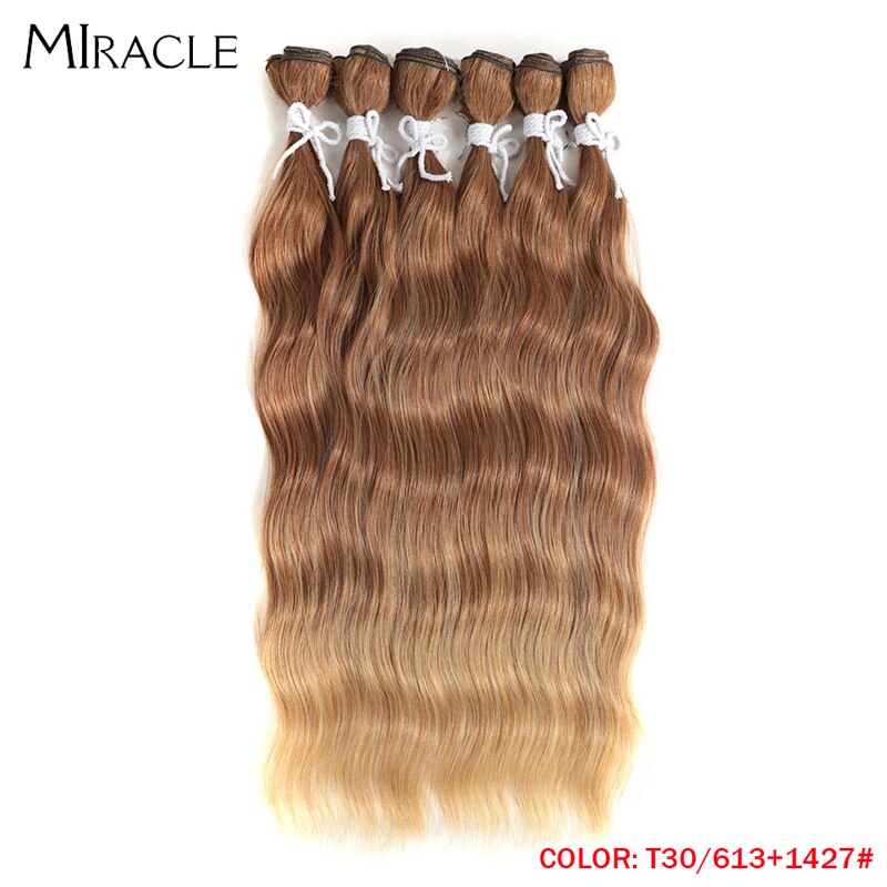 Włosy falowane wiązki syntetyczne doczepy robić włosów Ombre włosy blond splot wiązki luźne głębokie włosy wiązki pokarm włosy uwalnia statek