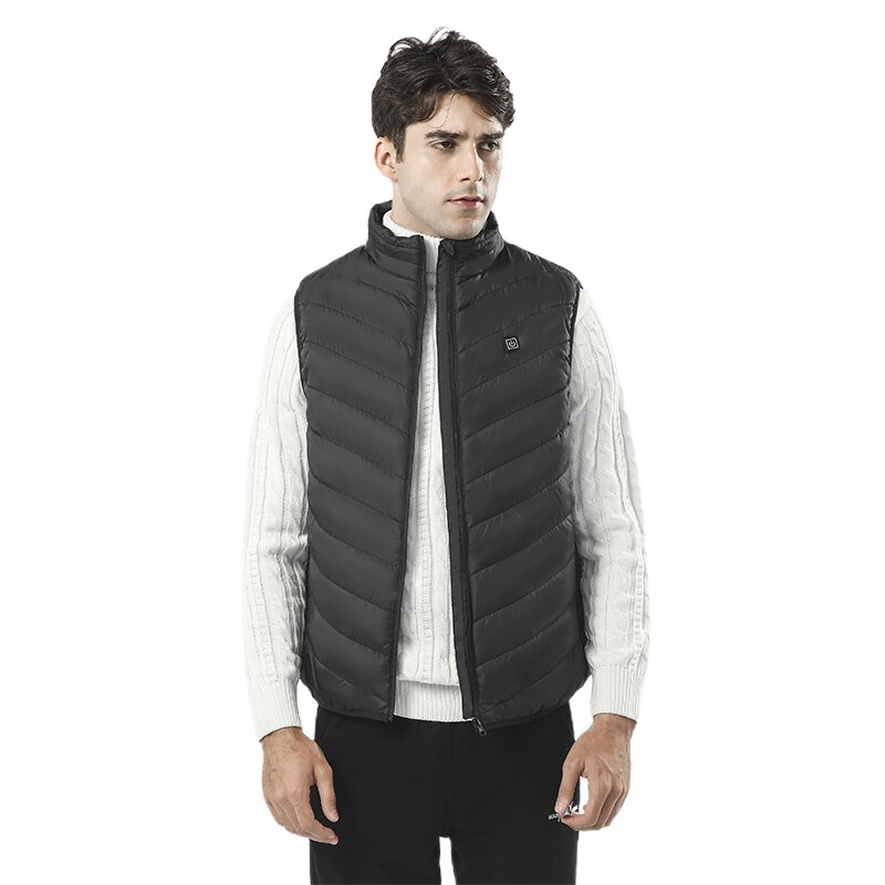 Heated Motorcycle Vest Jacket Warm Winter Motocross Electric USB Jacket Men Women Heating Coat Washable Thermal 9 Heating Zones