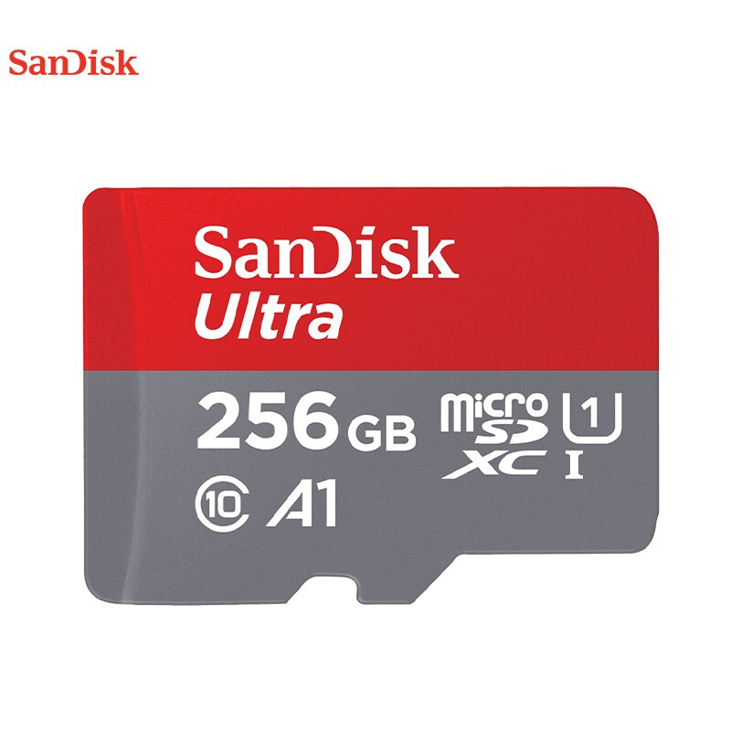 Sandisk-tarjeta de memoria flash Clase 10, Microsd TF/sd A1 de 16GB, 32gb, 64GB, 128GB, 200GB, 256GB y 400GB, UHS-1: 256GB