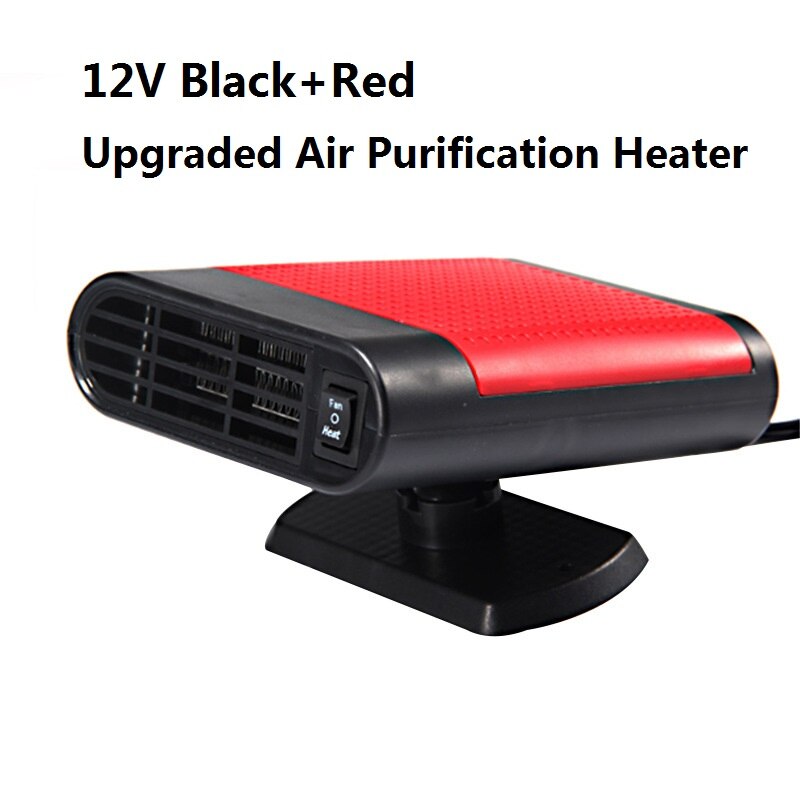 Auto Defogger Voertuig Winter Verwarming Ventilator Auto Heater Snelle Verwarming 12V 150W Voorruit Sneeuw Ontdooien Apparaat Voorruitverluchting Auto styling: 12V Upgrated Red