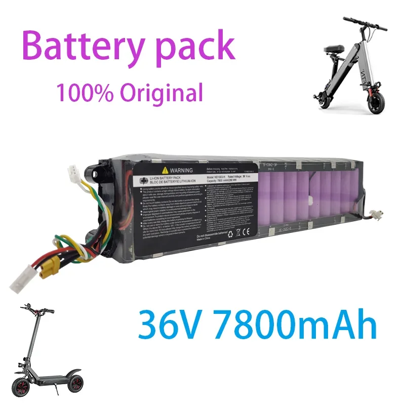 Li-Ion Batterij 36V 7.8ah 60Km Geschikt Voor Mijia M365 Scooter Batterypack, Elektrische Scooter, Waterdichte Bluetooth Communicatie