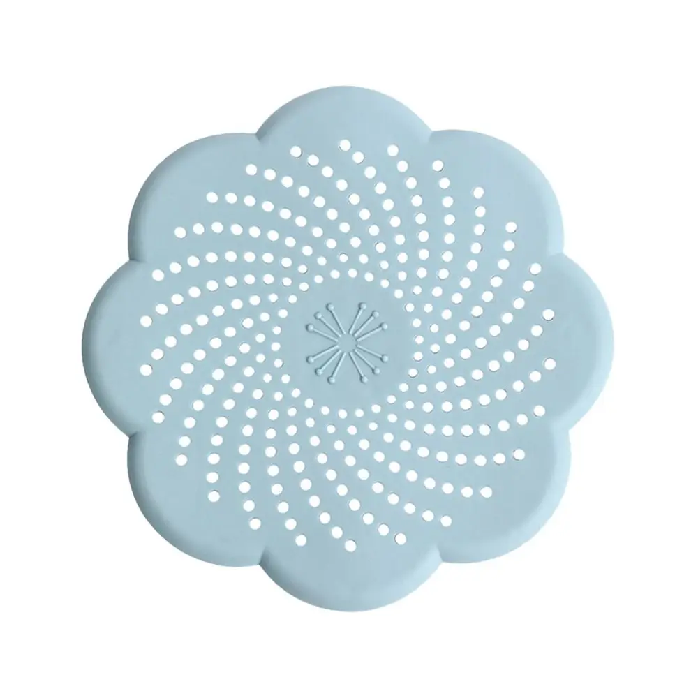 Drenaje de suelo de goma para ducha, tapón de goma duradero para el fregadero del baño, Colector de pelo, Protector de desagüe para bañera: Amarillo claro