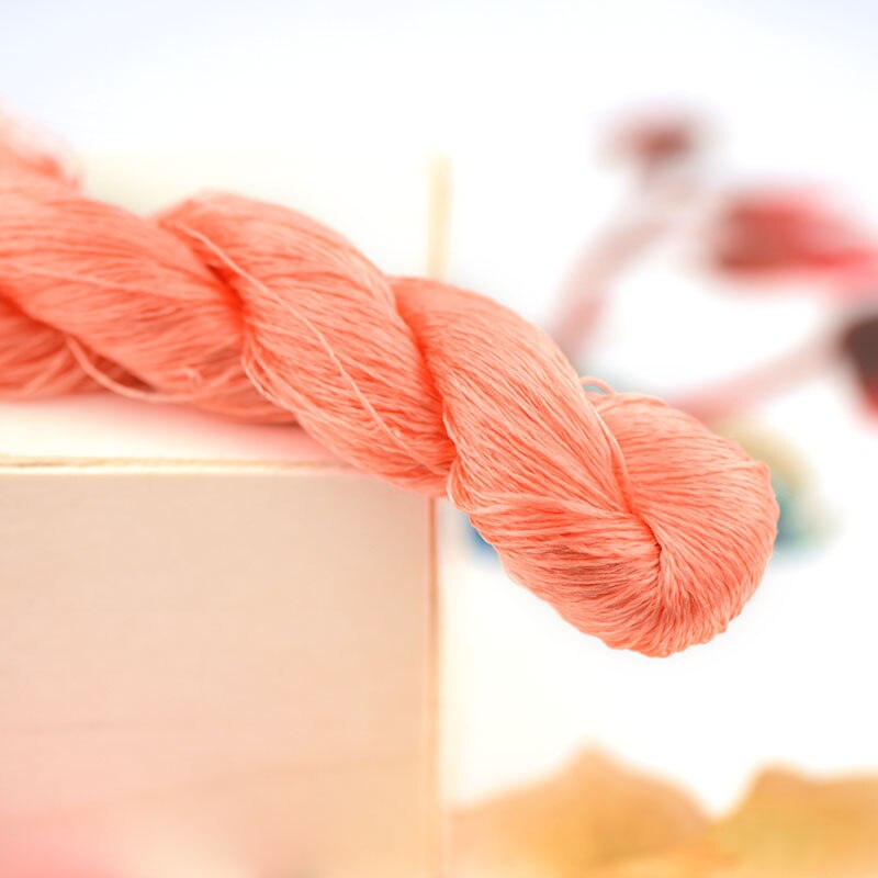 silk embroidery thread / 100% silk thread /hand embroidery embroider cross stitch/orange series/9 pure colors: 5
