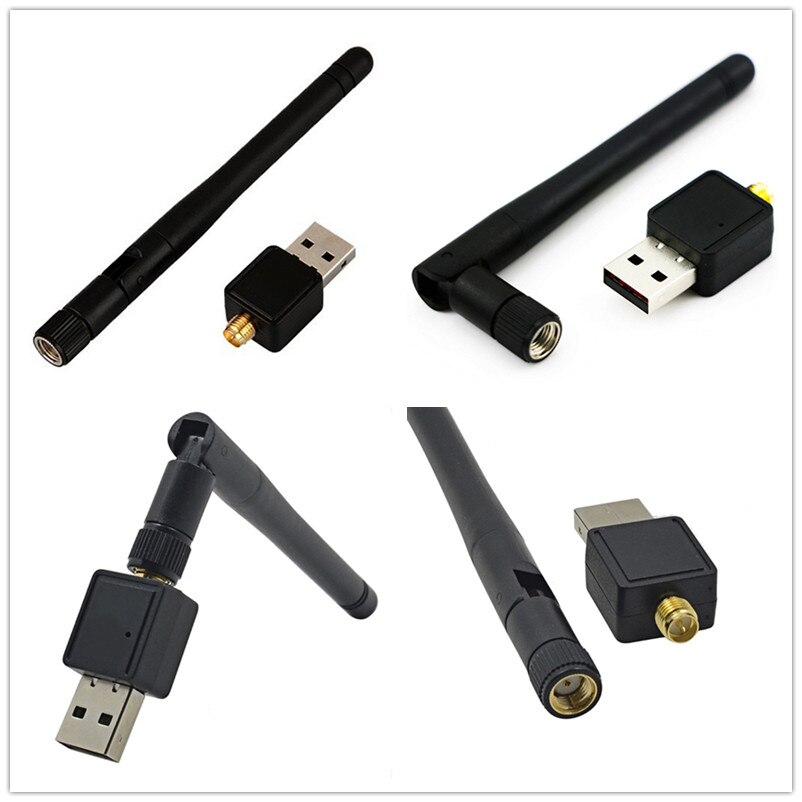 2.4GHz 802.11N USB Ethernet adattatore Scheda di Rete Wi-Fi ReceiverUSB USB 2.0 senza fili Wifi adattatore con antenna 1200mbps