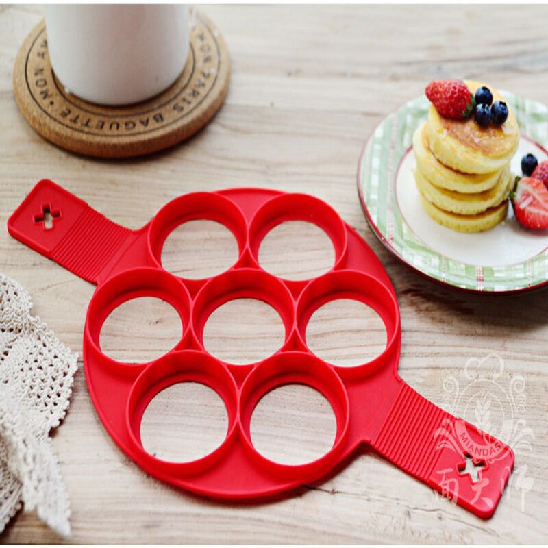 Pancake Maker Nonstick Cooking Tool Round Heart Pancake Maker Egg Cooker Pan Flip Eggs Mold Kitchen Baking Accessories
