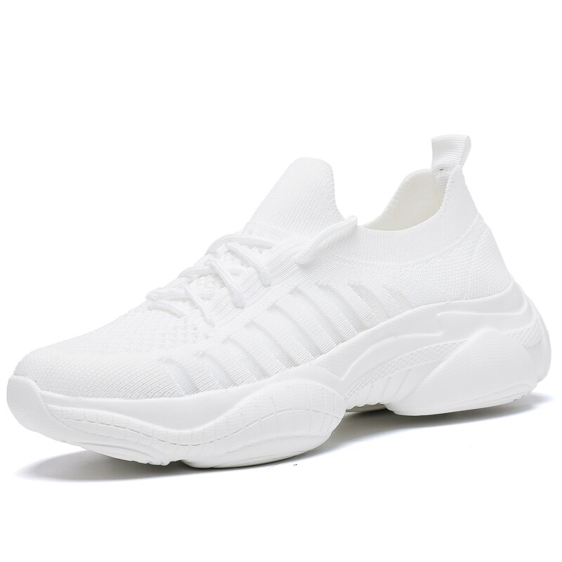 Dames tennisschoenen sneakers dames sportschoenen dames ultra fitness stabiliteitssneakers dames coole sneakers dames tennisschoenen: Wit / 9