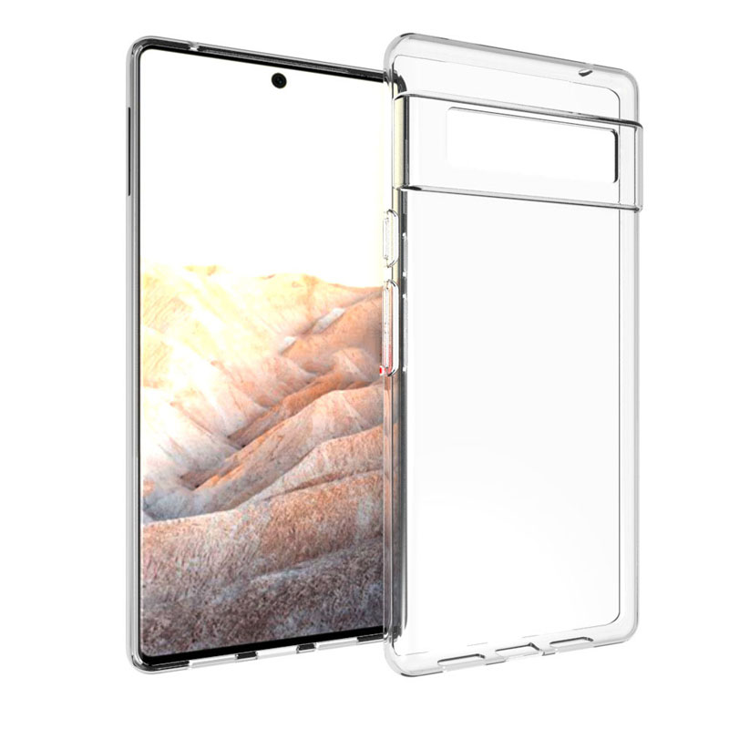 Per Google Pixel 6 Pro 5 5A 4 4A XL custodia semplice sottile in TPU trasparente trasparente custodia per telefono per Google Pixel 6 Pixel 6 Pro Cover: Pixel 6 Pro