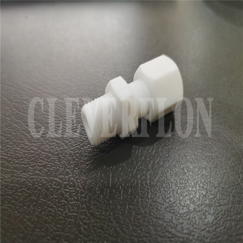 G1/8 End 4Mm Ptfe F4 Enkele Beentje Buis Connector 3Pcs