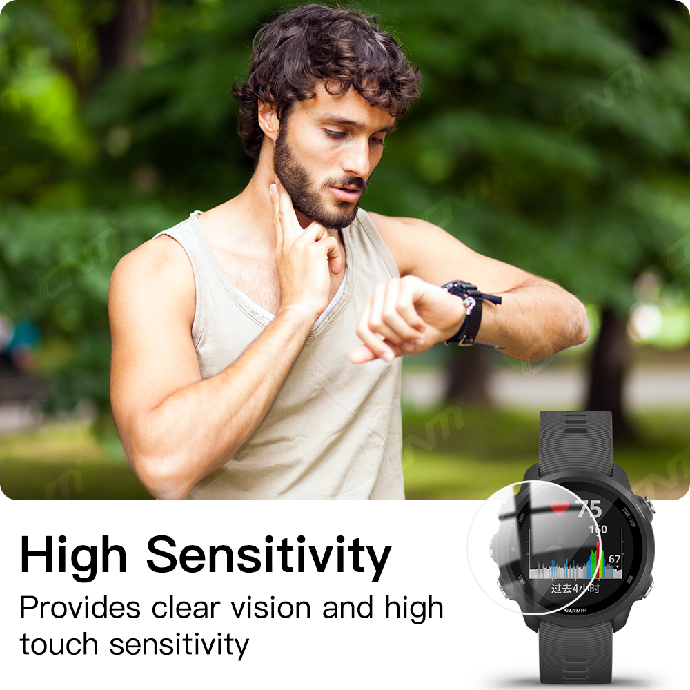 Vidrio templado para Garmin Forerunner 965 255 955 945 245 Music 255S 235 935 645 Protector de pantalla de reloj inteligente película de vidrio Ultra-HD