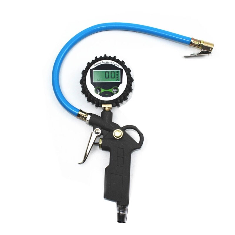 Tire Pressure Gauge Tire Inflator with Pressure Gauge 220PSI Dial/Digital Tyre Pressure Gauge 0-16 Bar