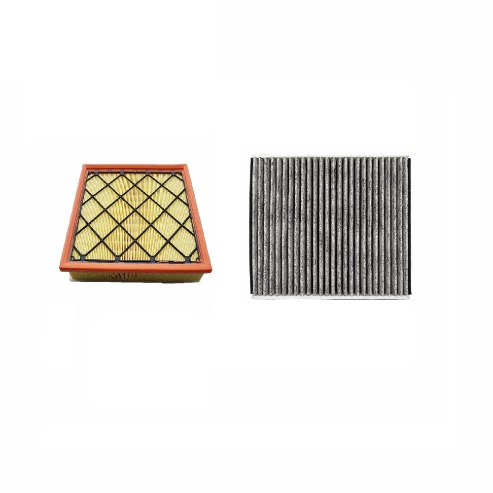 Abitacolo Filtro aria per Volvo C30 C70 S40 V50 D3 D4 D5 T5 AWD 1.6 1.8 2.0 2.4 Modello 2007 2008 2009 2010 2011 2012 2013 impostato di filtri: 2pezzi Filter impostato 2