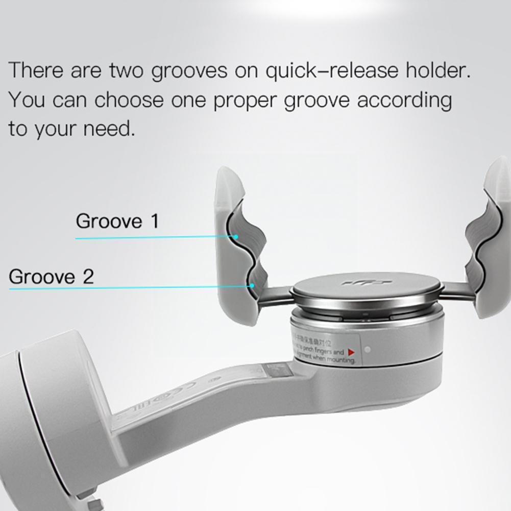1 stück für dji  om 4 handheld-gimbal, handyhalterung, magnetische verlängerung, ausziehmechanismus, schnellverschluss, handyhalterungsschnalle